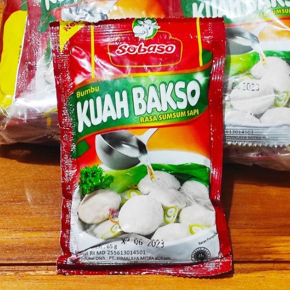 Jual Sobaso Bumbu Kuah Bakso Rasa Sumsum Sapi 65 Gr Shopee Indonesia