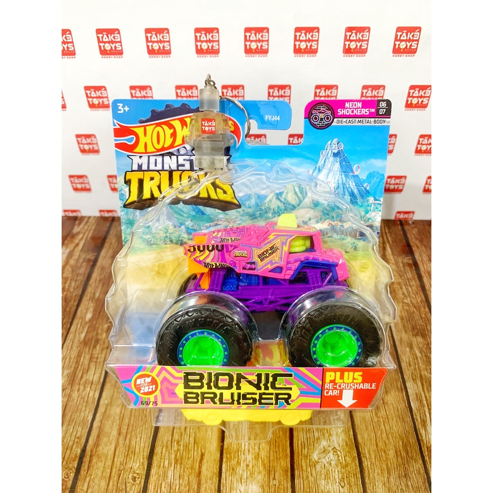 Jual Hot Wheels Monster Trucks - Bionic Bruiser | Shopee Indonesia