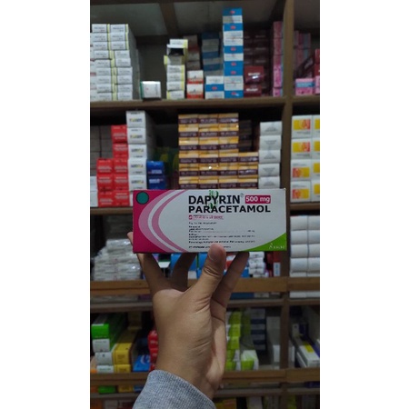 Jual DAPYRIN Tablet 1 box (PARACETAMOL) | Shopee Indonesia