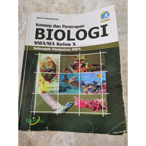 Jual Buku Biologi Bailmu Kelas 10 Buku Biologi Kelas 10 Shopee