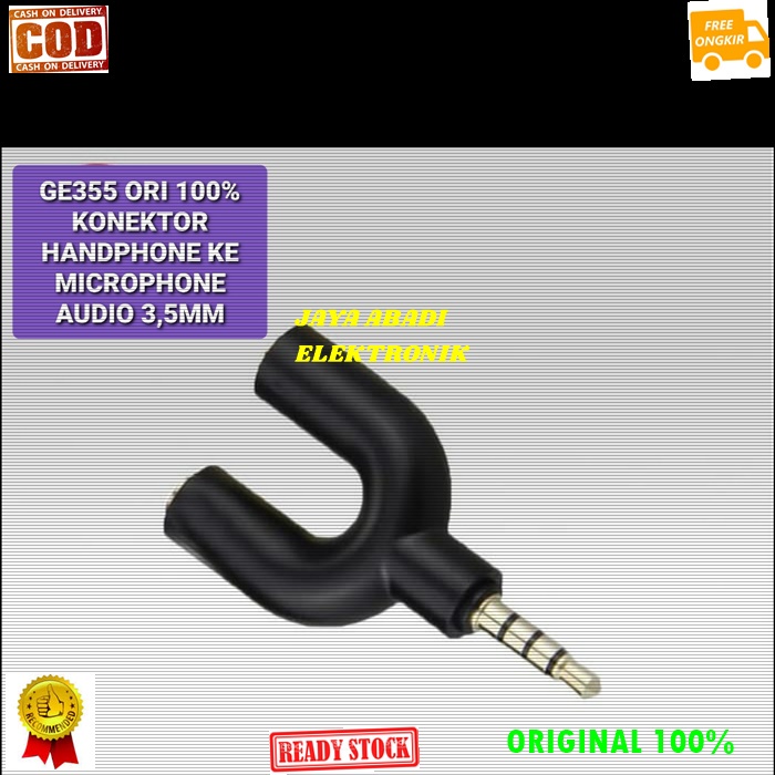Jual G355 ORIGINAL AUX JACK 3.5 MM MIC HP HANDPHONE GADGET ADAPTER JEK