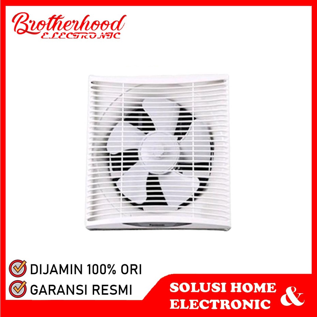 Jual (BISA COD) PANASONIC EXHAUST FAN / HEXOS DINDING FV-25RUN5 (10 ...