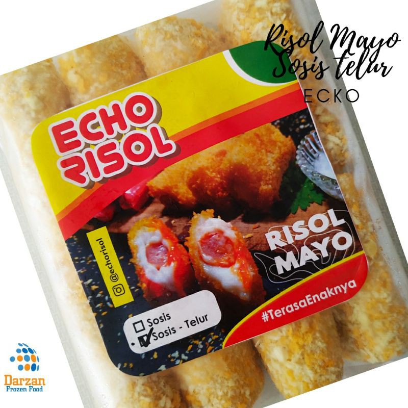 Jual RISOL MAYO SOSIS TELUR ECHO 8 PCS | Shopee Indonesia