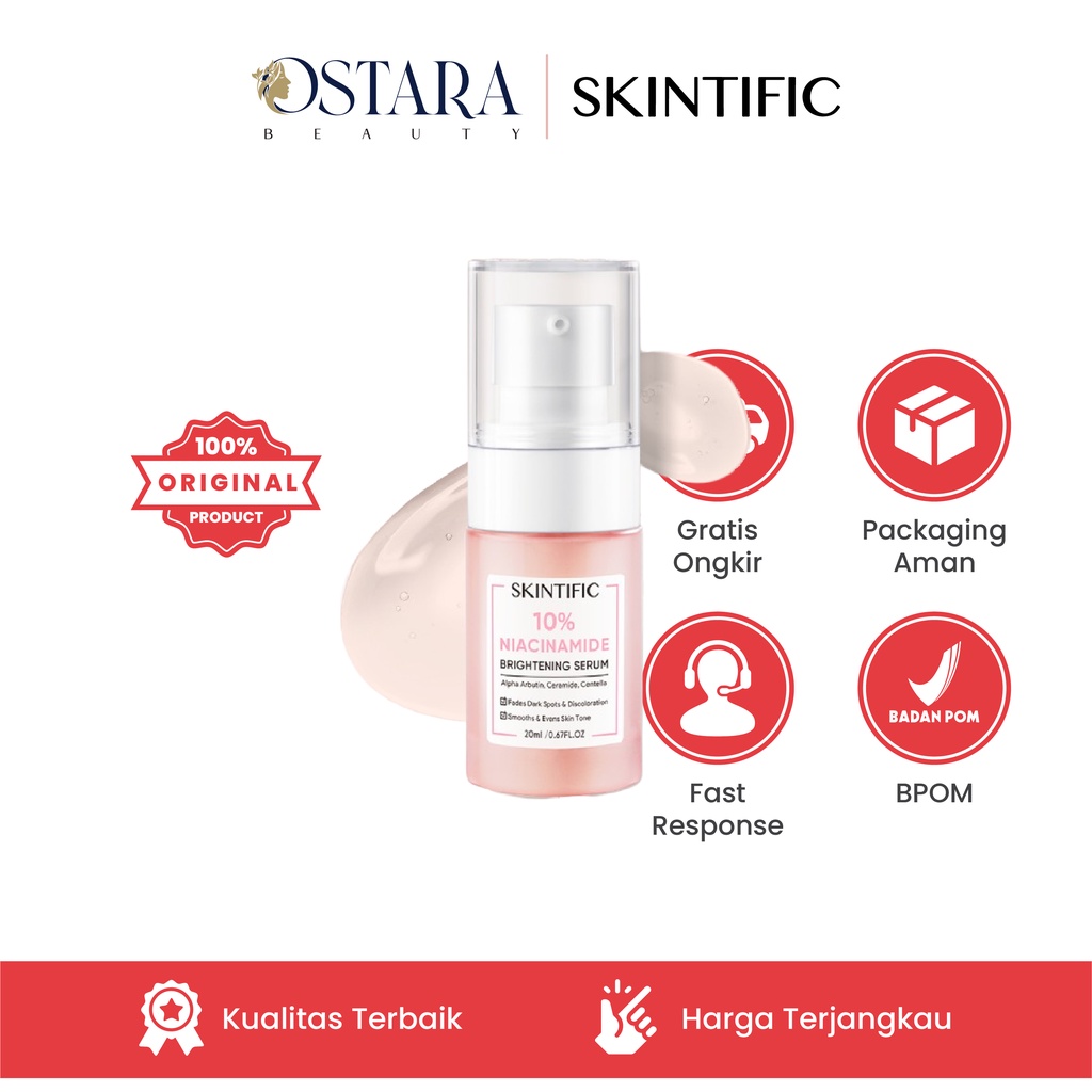 Jual Skintific 10 Niacinamide Brightening Serum 20ml Whitening 【bpom