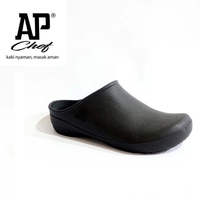 Jual SEPATU CHEF SEPATU DAPUR KARET - AP CHEF 38-45 BLACK - AP BOOTS ...