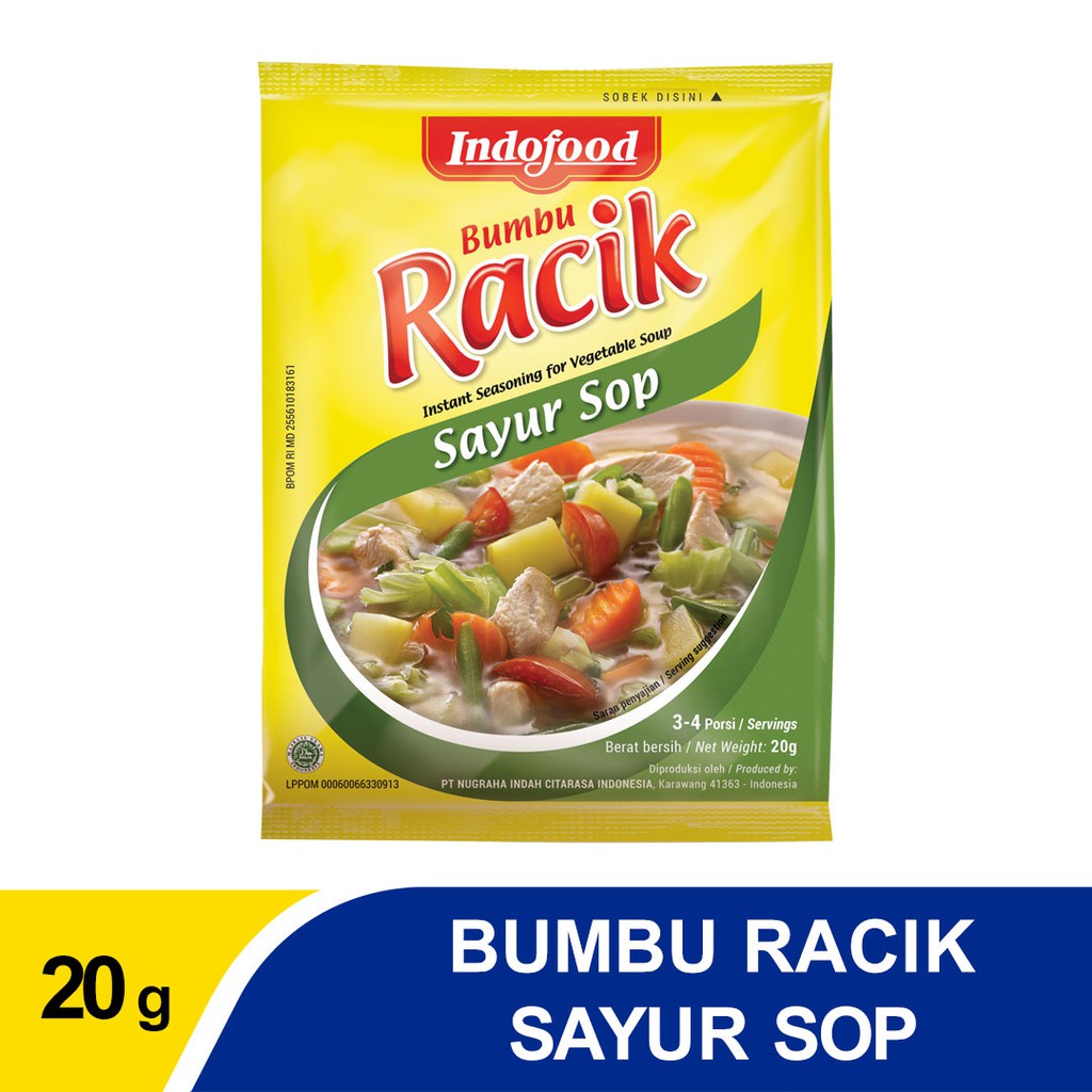 Jual Indofood Racik Sayur Asem// Sayur Sop// Sayur Lodeh