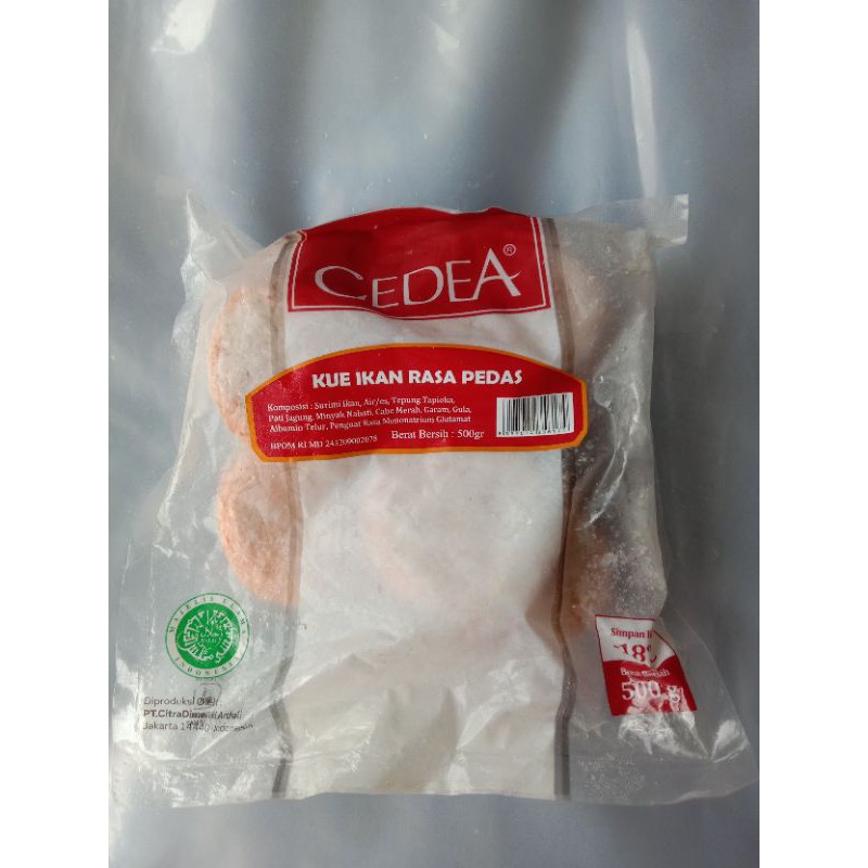 Jual Cedea Kue Ikan Rasa Pedas 500g Shopee Indonesia