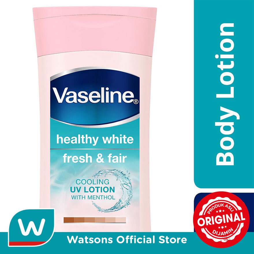  Jual Vaseline Healthy White Fresh & Fair Cooling UV Lotion 100ml 