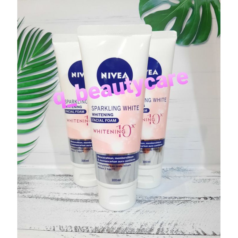 Jual Nivea Sparkling White Whitening Facial Foam Ml Sabun Pencuci