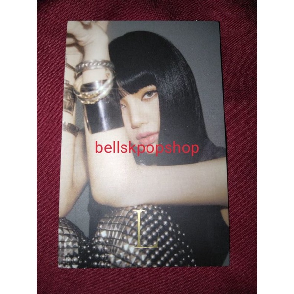 Jual PC PHOTOCARD RARE LISA ALBUM LALISA GOLD VERSION | Shopee Indonesia