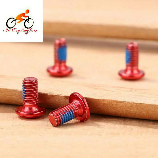 Jual Baut rotor sepeda 12pcs warna merah baut cakram | Shopee Indonesia