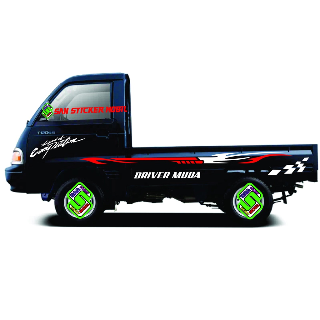 Jual 0261 STIKER CUTING STICKER PICK UP TSS120 CARRY O1 FUTURA DESAIN ...
