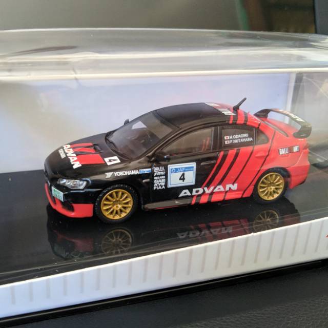 Jual Tarmac Works Mitsubishi Lancer Evo X Advan Japan Rally | Shopee ...