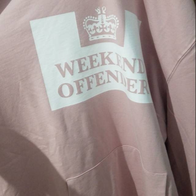 Hoodie weekend offender pink best sale