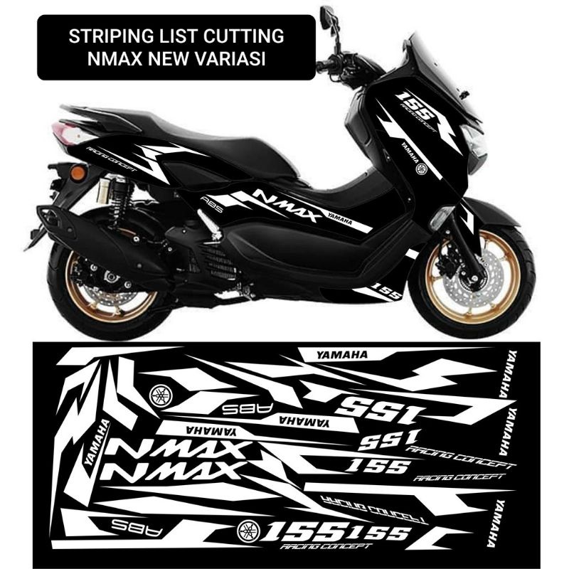 Jual STIKER STRIPING CUTTING YAMAHA NMAX NEW 2020 /2021 READY SEMUA