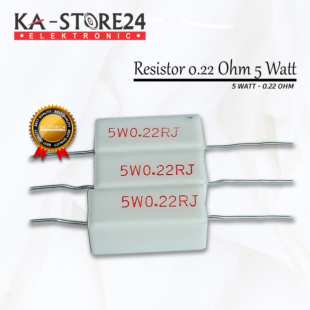 Confezione Da 4 Resistori 12k Ohm 5 Watt 5% – Metal Oxide Film
