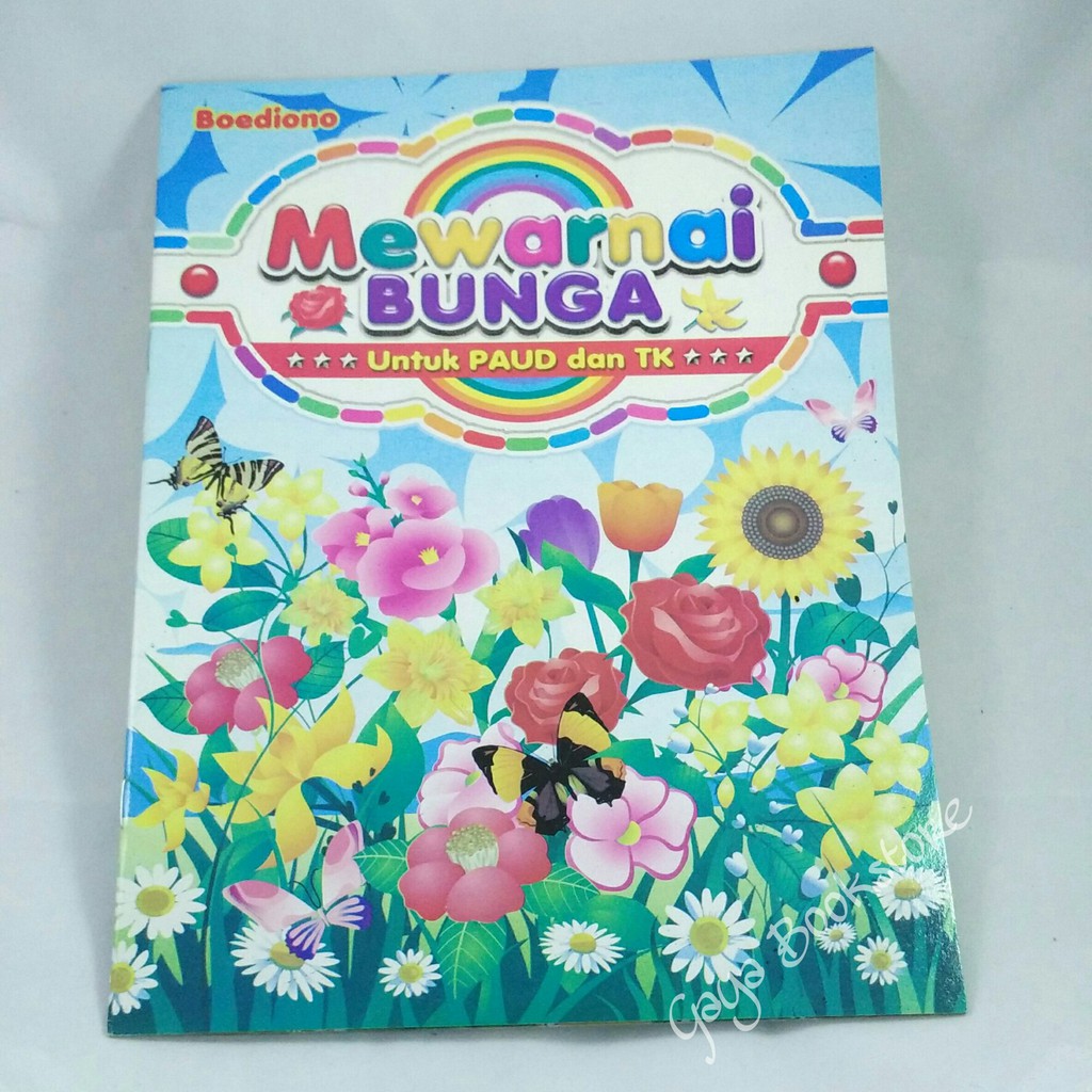 Jual Buku Mewarnai - Bunga (Besar) | Shopee Indonesia