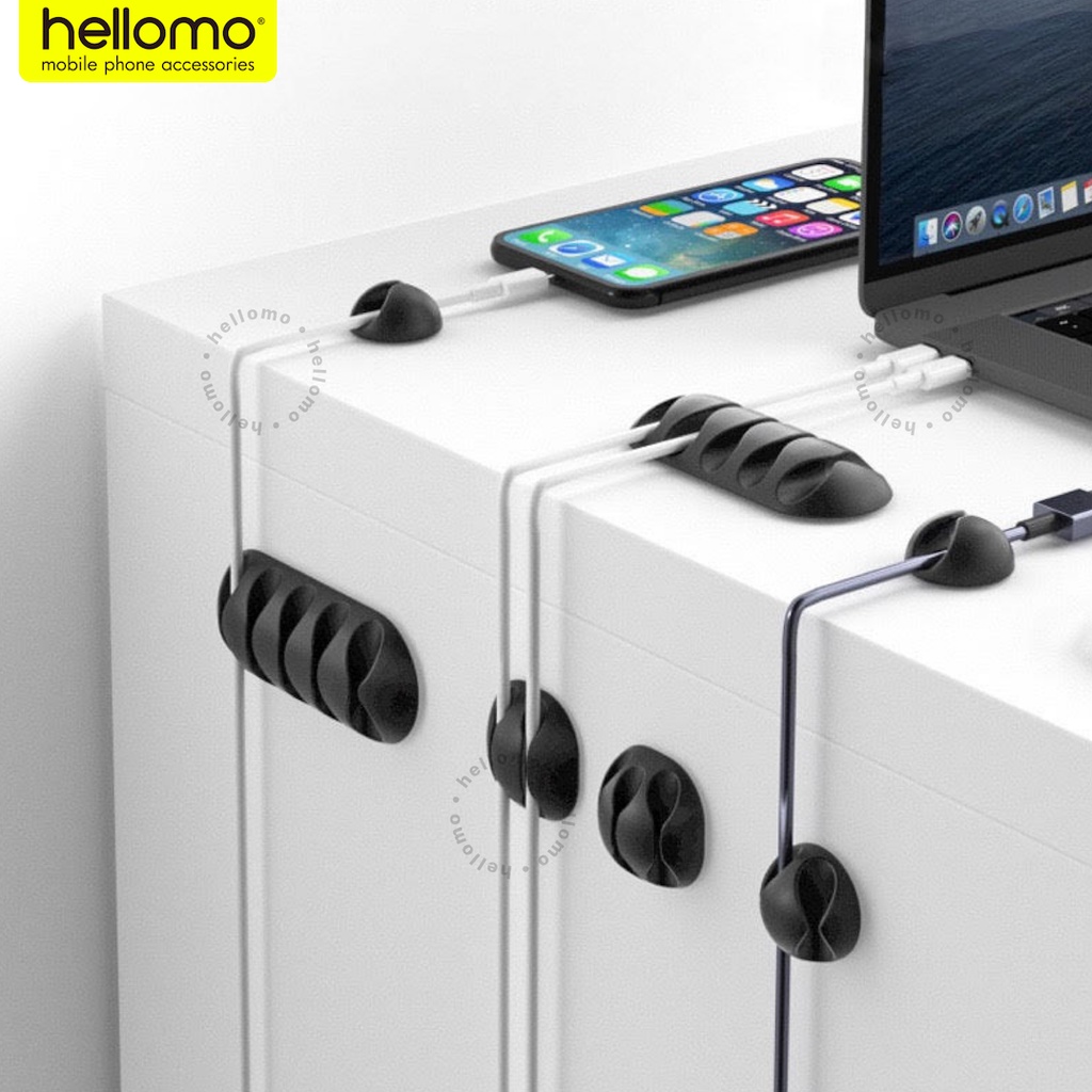Jual Cable Clip Organizer Klip Pengikat Kabel Wire Holder Perapih Kabel ...