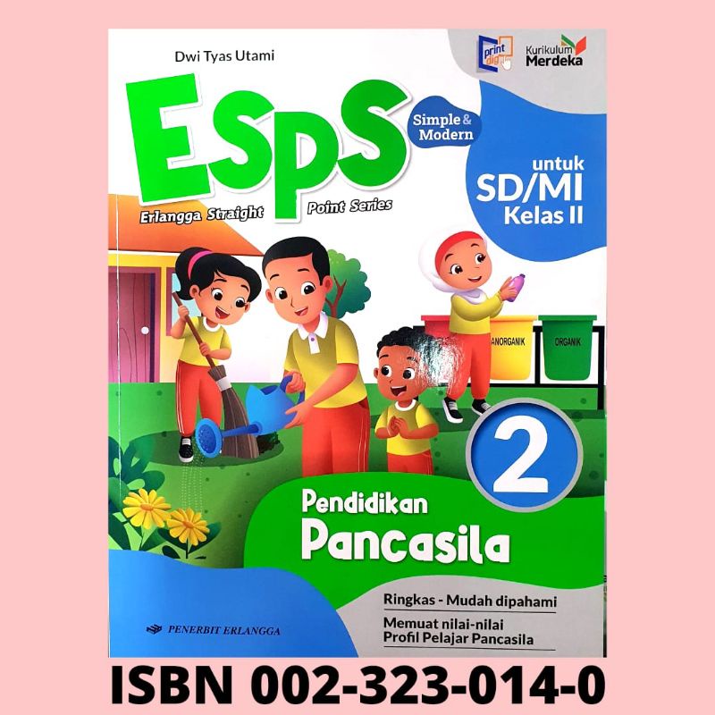 Jual Erlangga- Buku Pelajaran Kelas 2 SD/MI Kurikulum Merdeka(edisi ...