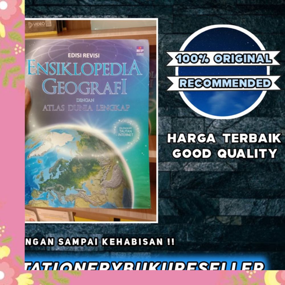 Jual Ensiklopedia Geografi Dengan Atlas Dunia Lengkap Shopee Indonesia