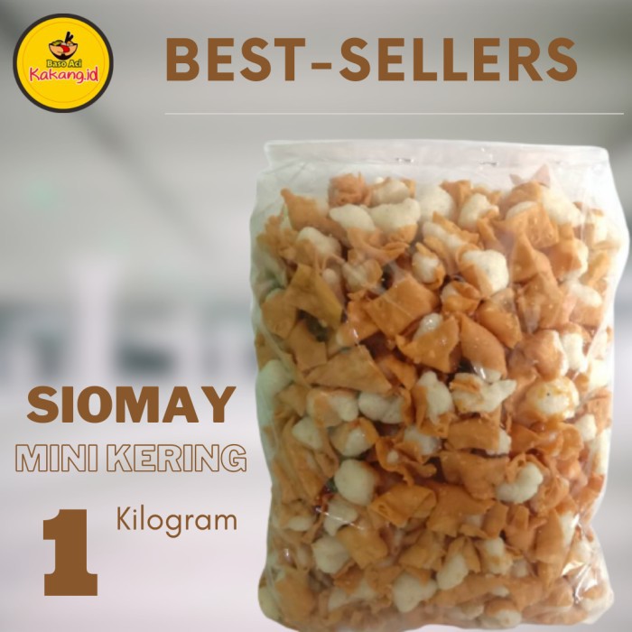 Jual Siomay Mini Kering 1 Kg Toping Baso Aci Cuanki Mie Instant