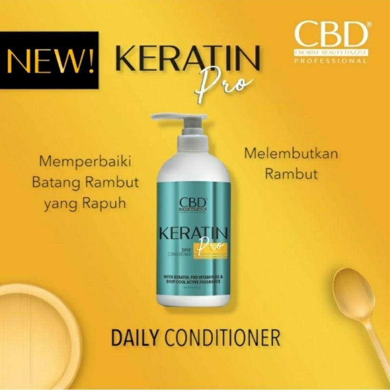 Jual CBD Profesional Conditioner Keratin Daily Pro 1000ml - Kemasan ...