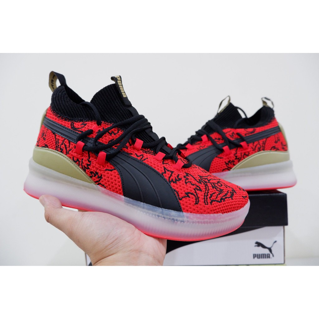 Jual SEPATU BASKET PUMA CLYDE COURT DISRUPT PE LONDON CALLING RED BLACK Shopee Indonesia