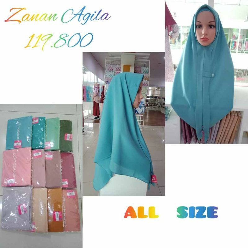 Jual RABBANI KERUDUNG INSTAN ZANAN AGILA | Shopee Indonesia