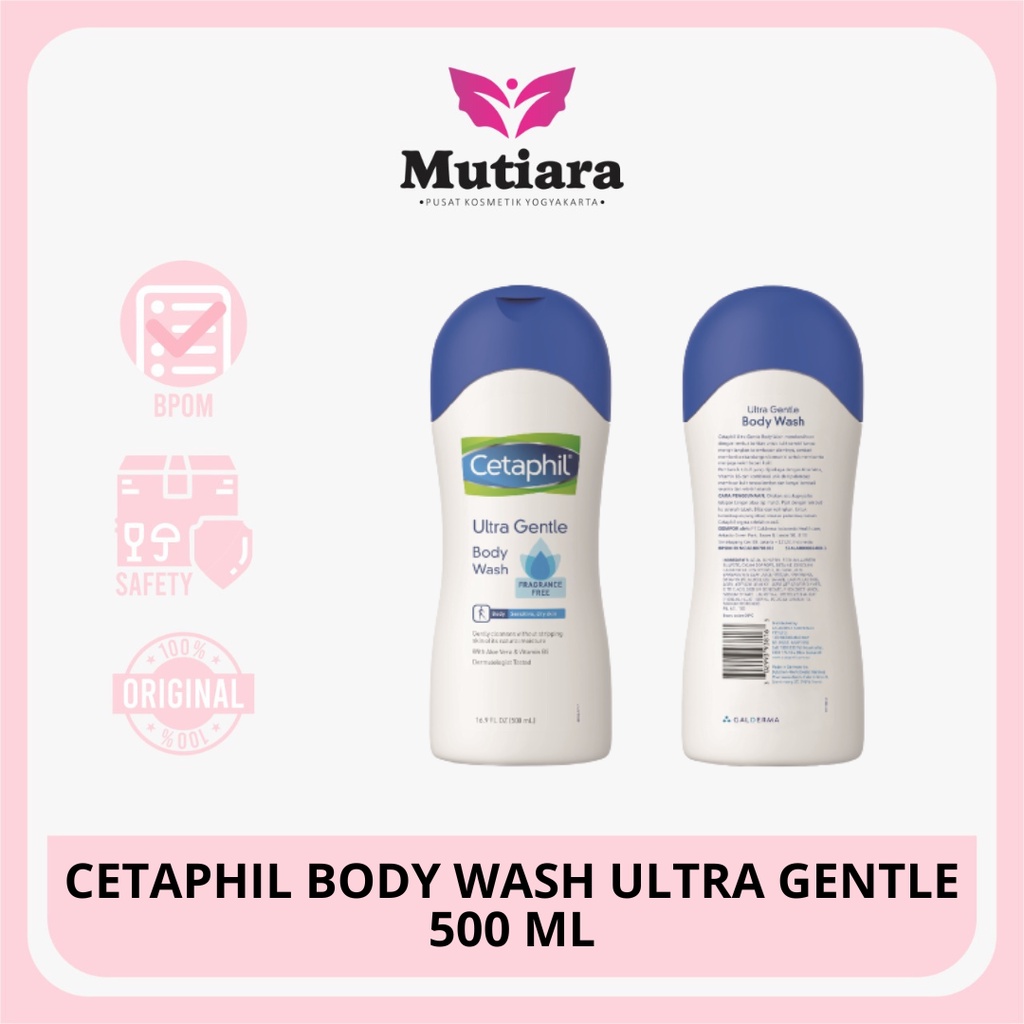 Jual CETAPHIL BODY WASH ULTRA GENTLE 500 ML Shopee Indonesia