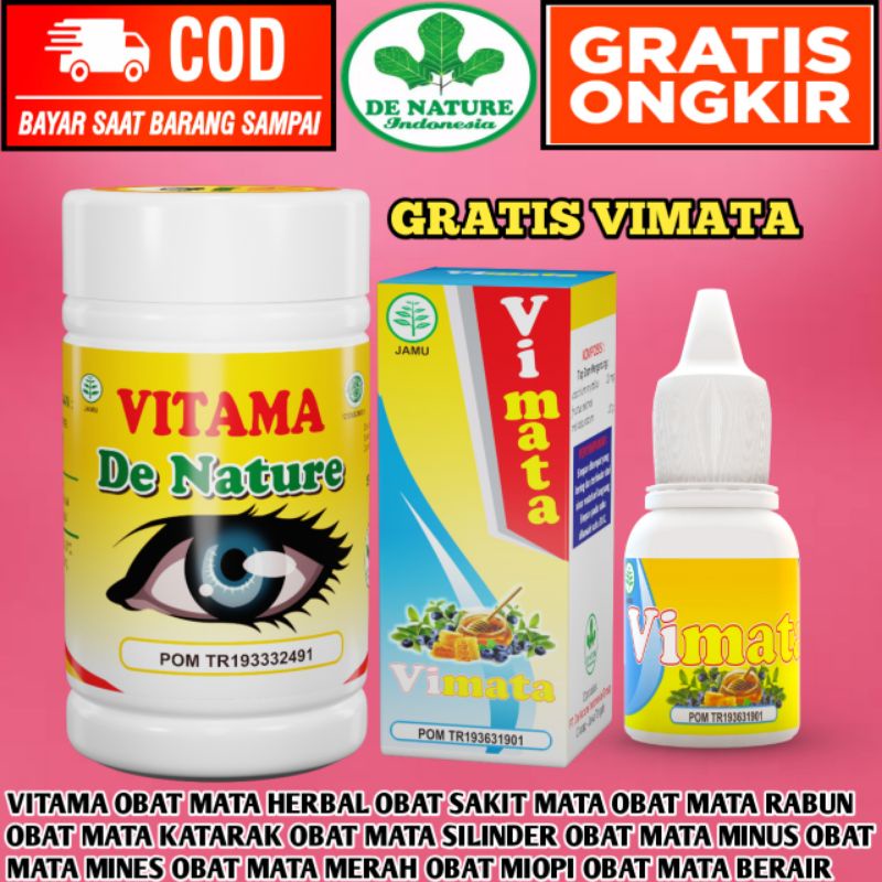 Jual Vitama De Nature Obat Mata Katarak Minus Mata Berlemak Buram ...