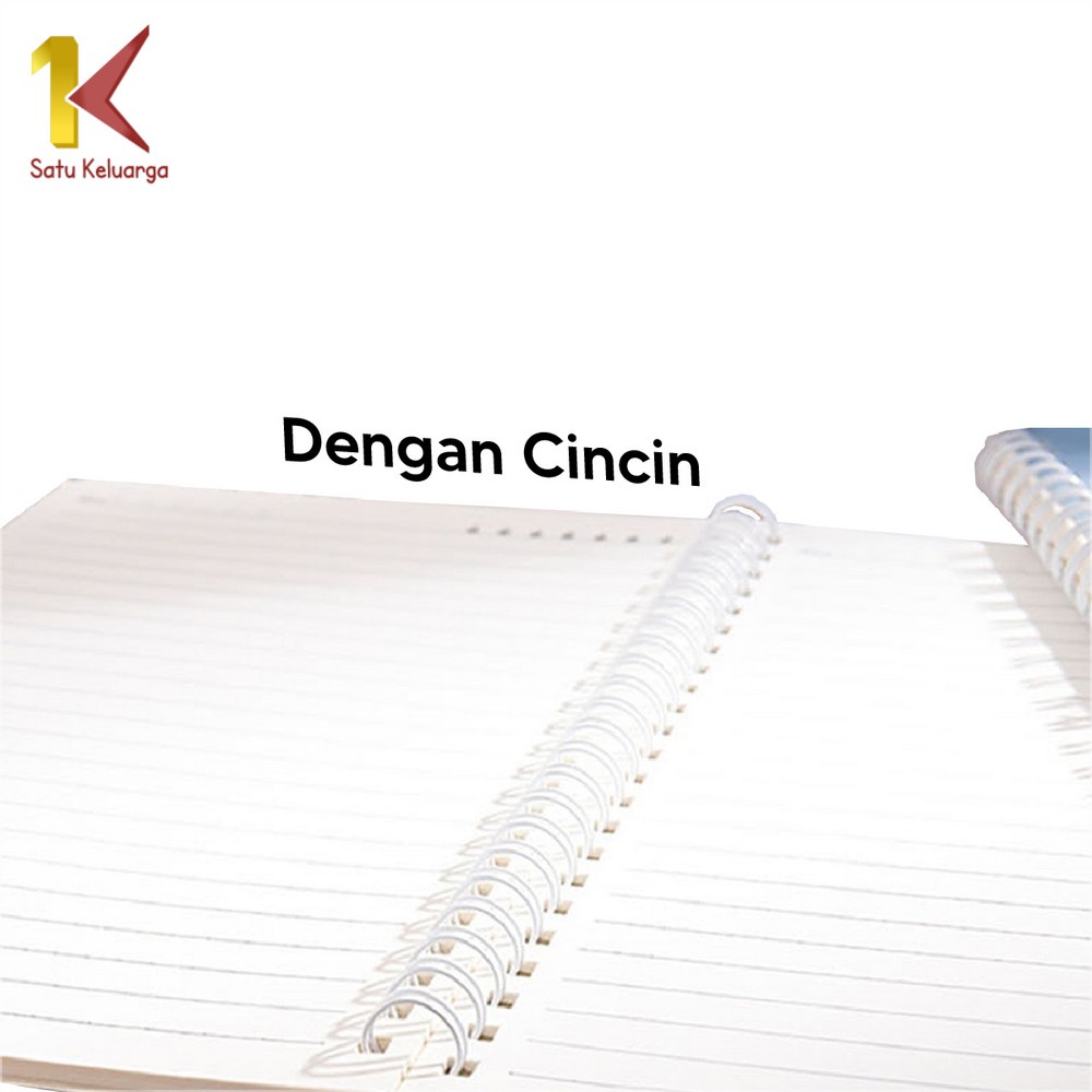 Jual Satu Keluarga Buku Tulis Catatan Notebook Ring A5 A32 Spiral Buku