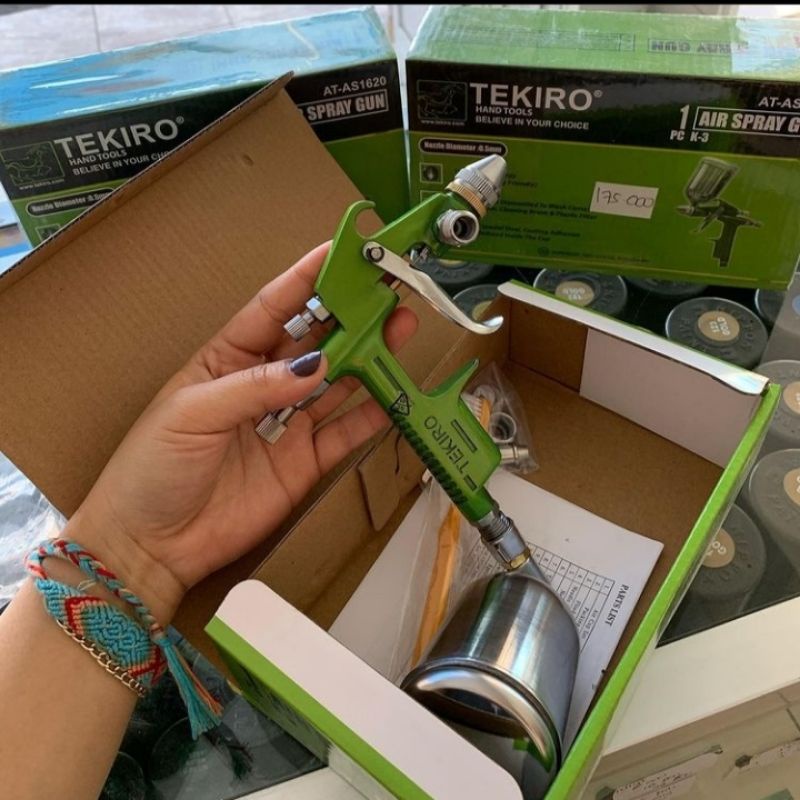 Jual TEKIRO air spray gun. Nozzle diameter 0.5mm Shopee Indonesia