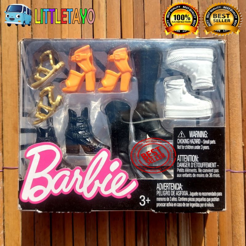 Jual ACCESSORIES BARBIE FASHIONISTAS SHOES BOOTS HEELS SET