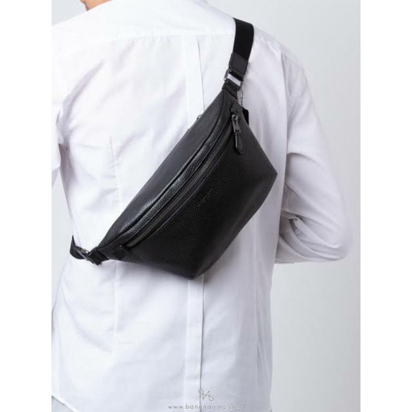 Tas Coach Waistbag Grade Leather Original Tas Selempang Pinggang Bahu Slingbag Sling Bag Waist Bag Beltbag Belt Bag Shoulderbag Shoulder Bag Coach