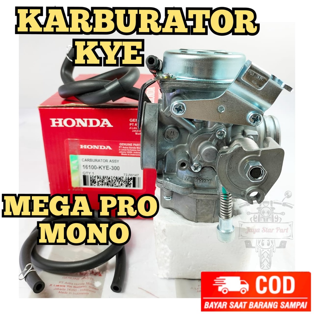 Jual ORI KARBURATOR HONDA KYE ASLI ORIGINAL MIKUNI MEGAPRO NEW MONOSHOCK MEGA PRO NEW MONO