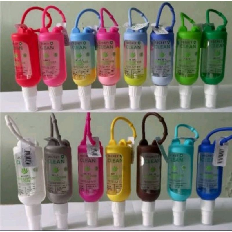 Jual MDN Secret Clean Hand Sanitizer Gel dan Spary Antiseptic Silicone ...