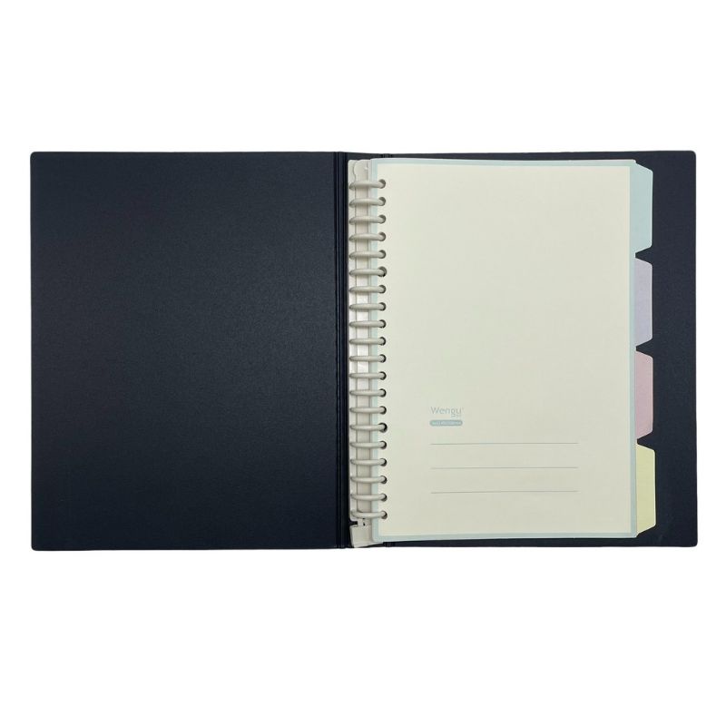 Jual Map Binder Wengu Polos A5 B5 Ring Plastik Buku Notebook Kampus ...