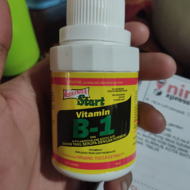 Jual Pupuk Vitamin B1 Liquinox 100ml Untuk Anti Stress Semua Jenis ...