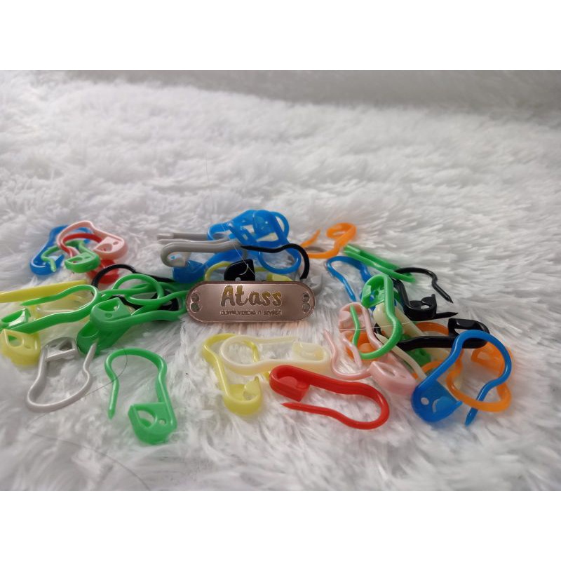 Jual PENITI PLASTIK ECER PENANDA RAJUTAN PENITI HIJAB | Shopee Indonesia