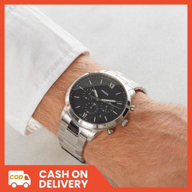 Jual Fossil FS5384 FS 5384 Original Silver Chronograph Jam Tangan Pria Shopee Indonesia