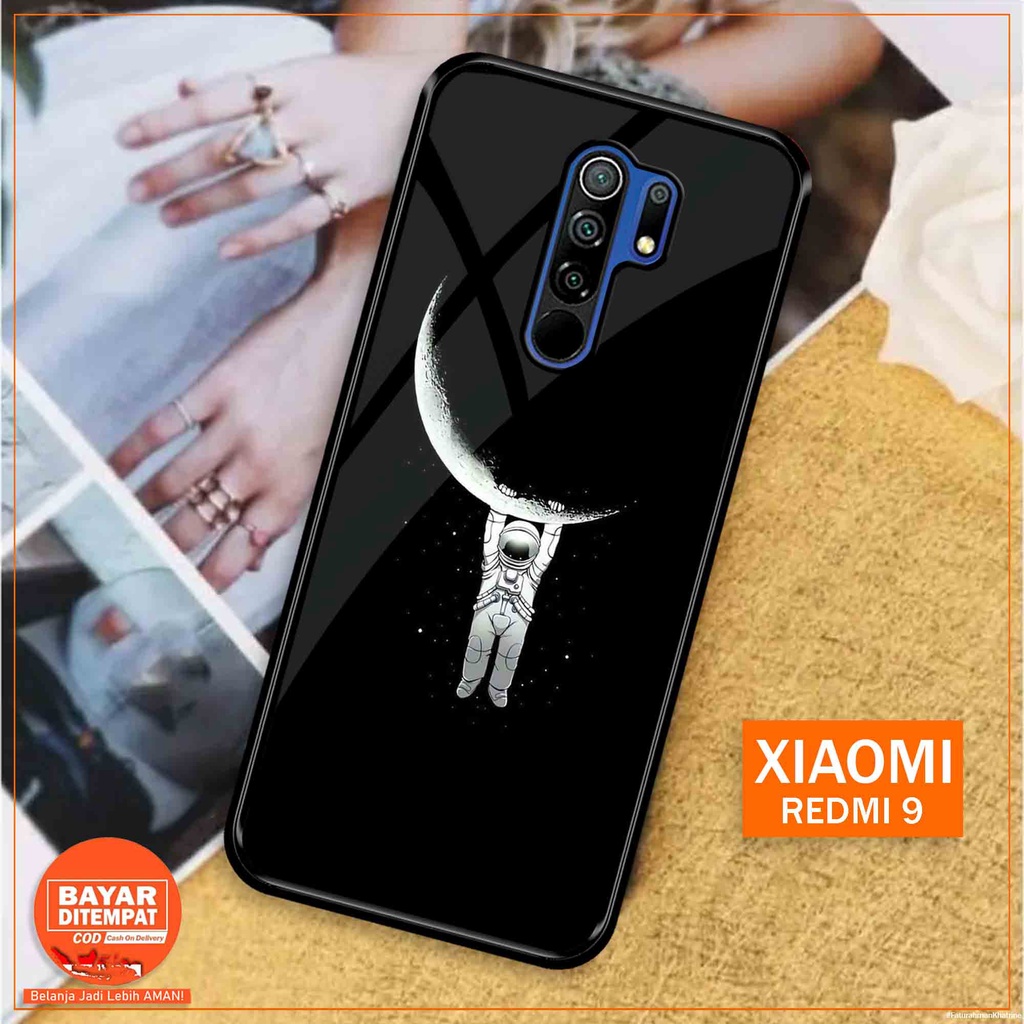 Sukses Case Xiaomi Redmi Terbaru Case Xiaomi Redmi Kekinian  Astronot Case Xiaomi Elegant Case Xiaomi Mewah Softcase Glass  Xiaomi
