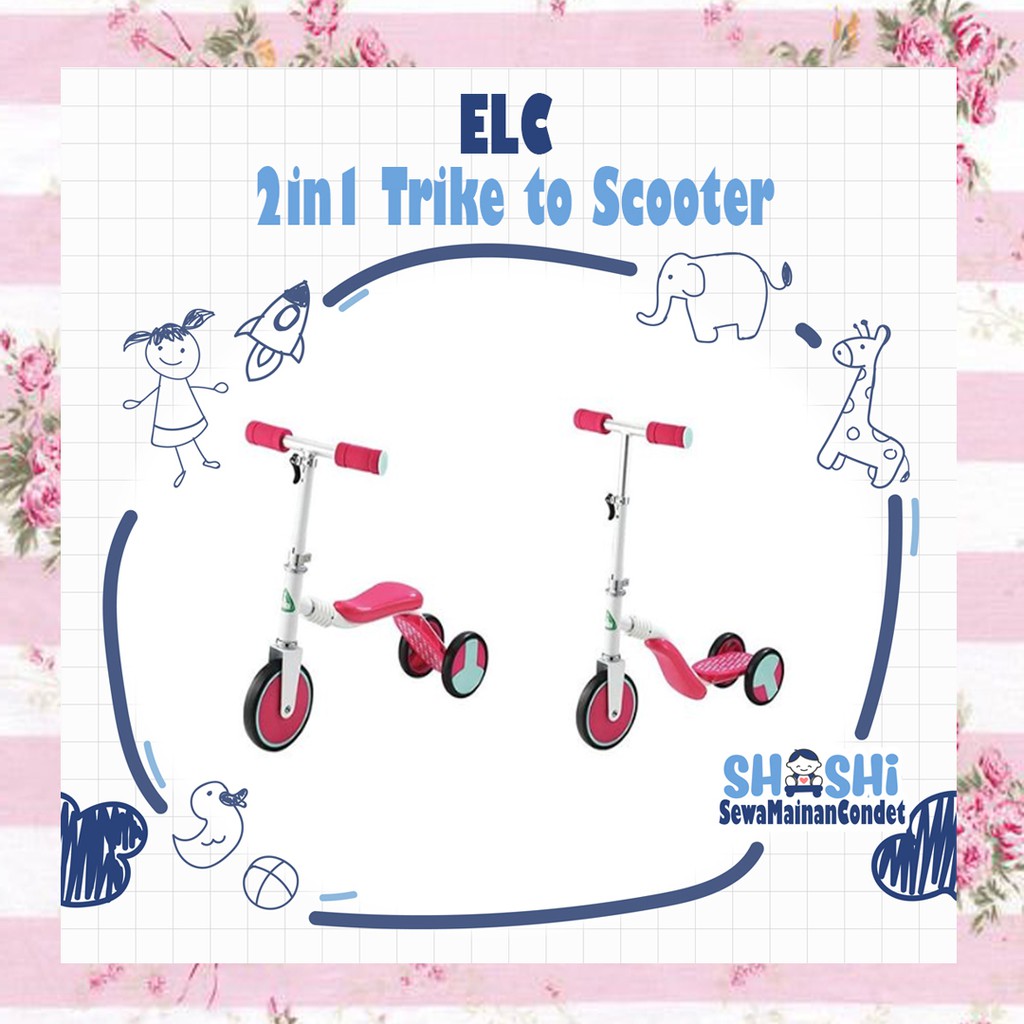 Elc trike outlet to scooter