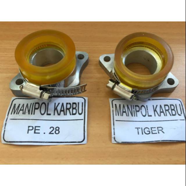 Jual Karet Intake Manipol Karburator Tiger Dan PE PE28 Racing Miring Teflon Super Awet PNP CB GL