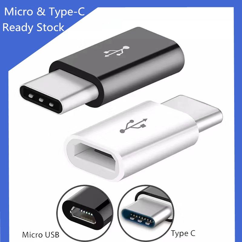 Jual Adaptor Converter Otg Micro Usb To Type C Shopee Indonesia