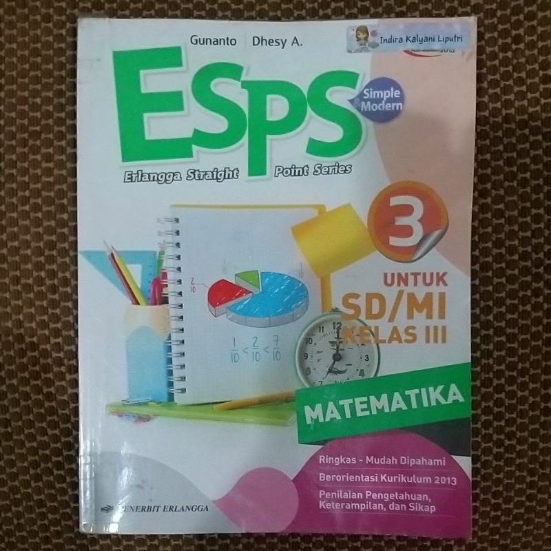 Jual ESPS MATEMATIKA KELAS 3 ERLANGGA | Shopee Indonesia