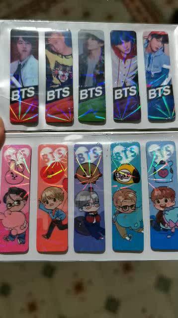 Jual sticky notes plastik hologram special Bts termurah | Shopee Indonesia