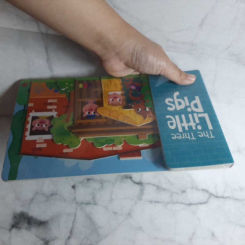 Jual Buku Anak The Three Little Pigs Layered Tab Book | Shopee Indonesia