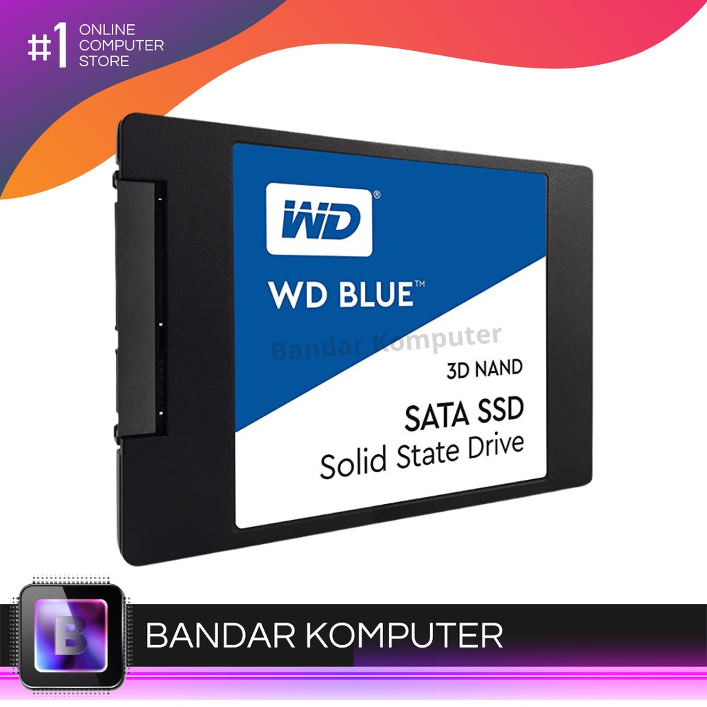 Wd Blue Ssd 500g Sata 【Local Seller】WD Blue SSD 3D Nand 500GB