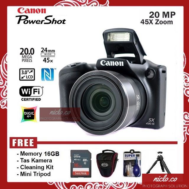 Kamera Canon Powershot Sx430 Canon Sx 430 Canon PowerShot SX430 IS