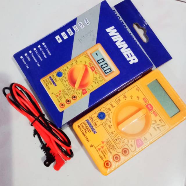 Jual Digital Multimeterl WINNER DT830D Buzzer Multitester Avometer